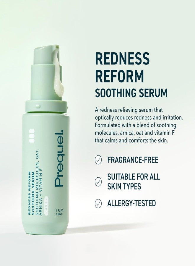 Prequel Skin Redness Reform, Calming Serum for Face. Advanced Clinical Optical Corrector for Redness and Discomfort. Soothing Face Serum with Oat Extract for Sensitive Skin. 1oz Pump - Image 2